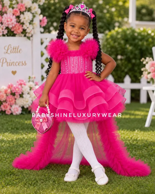 Hot Pink Detachable Dress