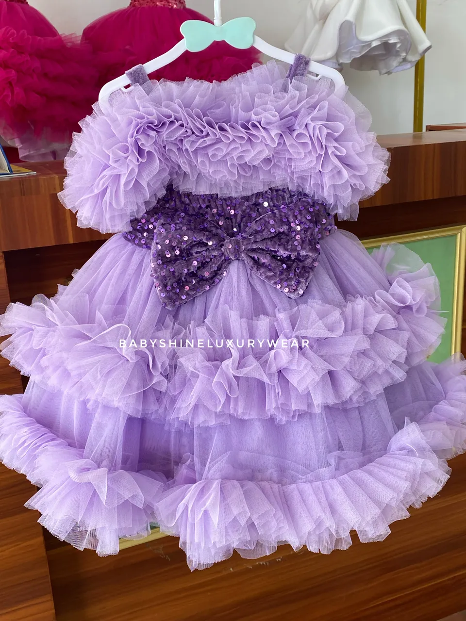 Purple sequins dress – photo 2