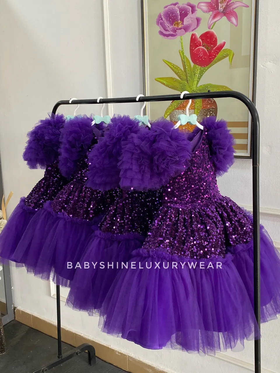Mauve Sequins dress medium – photo 3