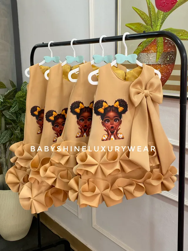Nude African Barbie Dress