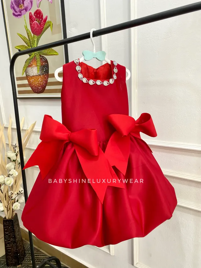 Red Ruby Princess scuba Dress