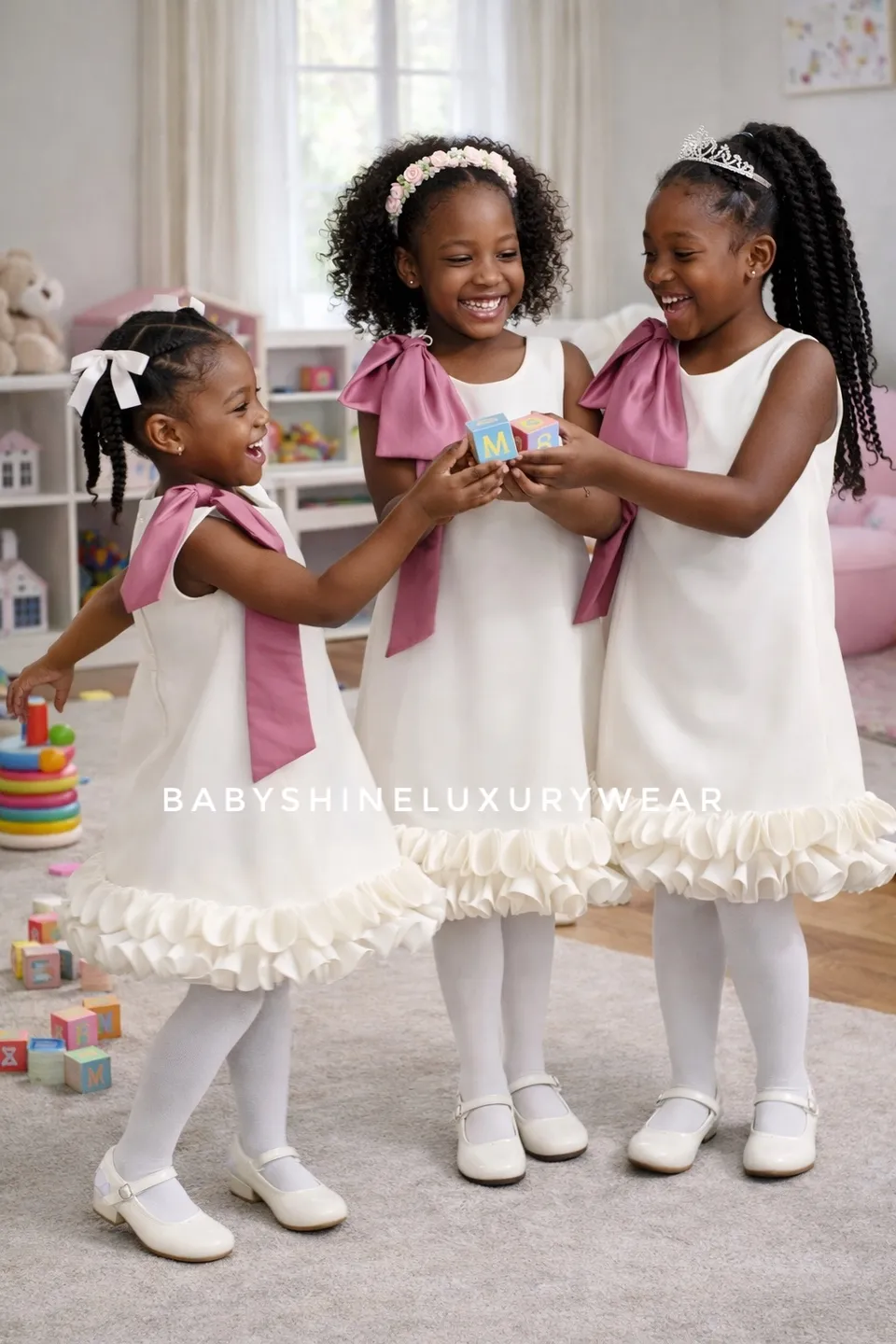 White - Onion  bow Dress – photo 4