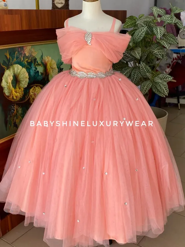 Beauty Peach gown
