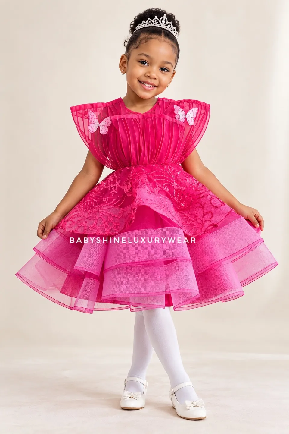 Alicia dress hot pink – photo 2