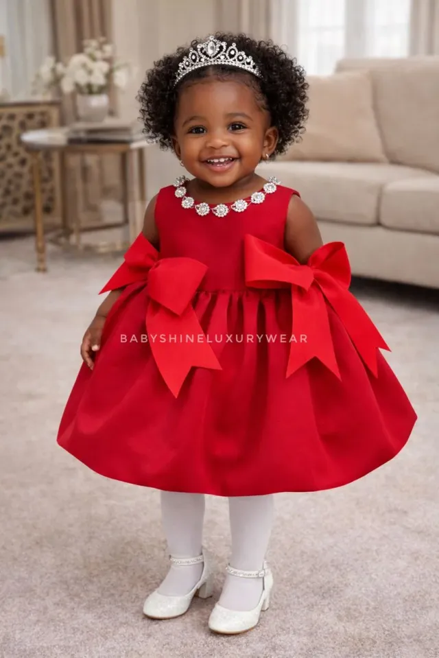 Red Ruby Princess scuba Dress