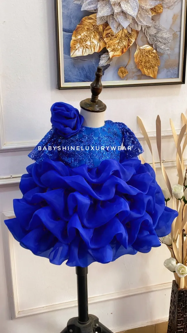 Blue Rose Dress