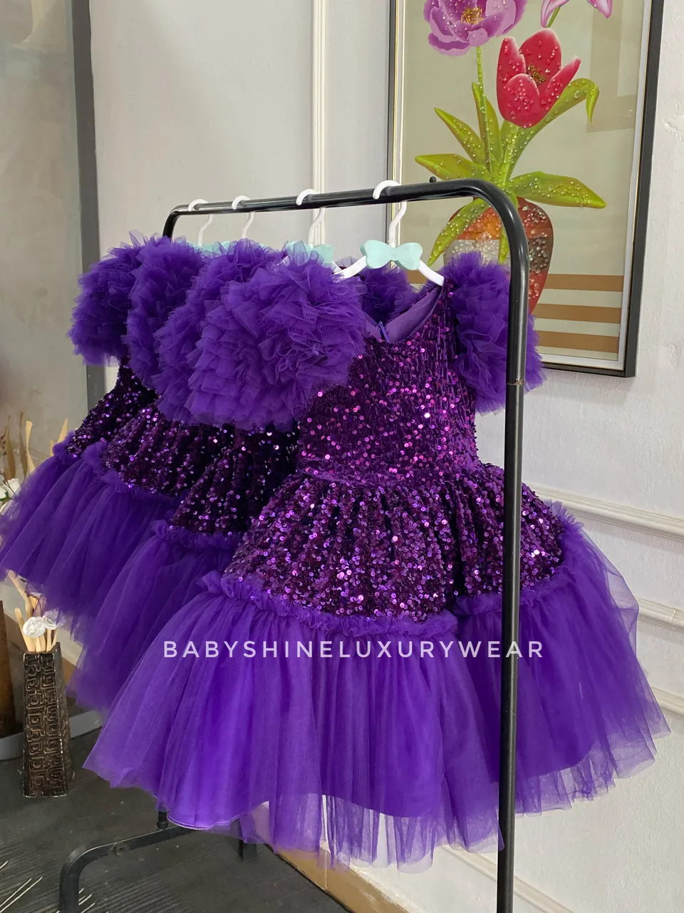 Mauve Sequins dress medium – photo 2